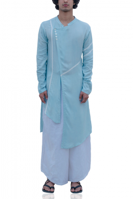 High-low kurta with pants