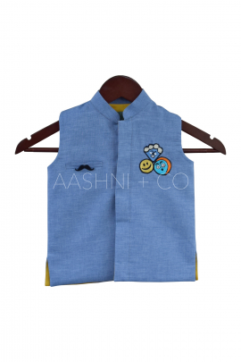 Denim Nehru jacket