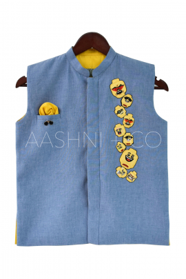 Denim Nehru jacket