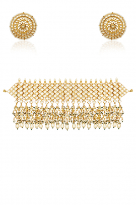 Polki kundan choker